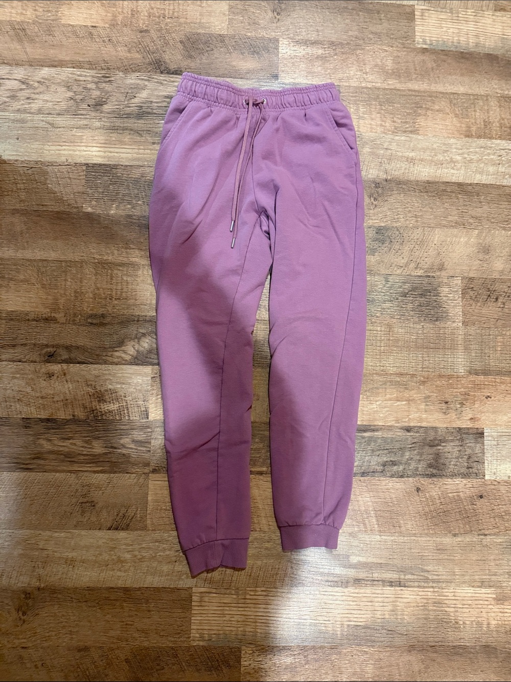 Mauve Drawstring Jogger Sweatpants - Size XS